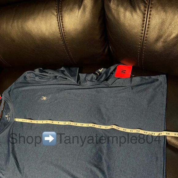 Spyder Swim Mens Long Sleeve Rashguard Shirt Blue Medium - Picture 11 of 13